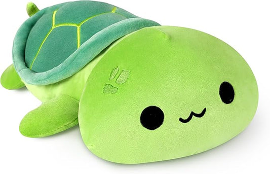 Onsoyours Sea Turtle Cute Plush, Green Soft Stuffed Animal Turtle Plush Pillow, Tortoise Kawaii Plushie Toy for Kids (Green Turtle, 13")