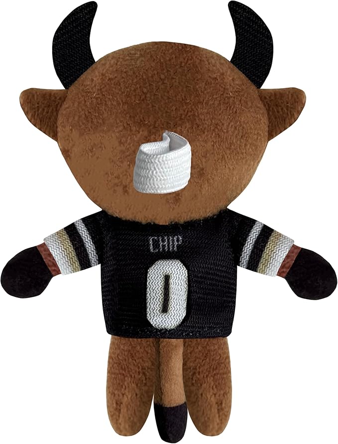 Bobbi-Dobbiez Attachable Plushie University of Colorado Chip Mascot – Attaches to Backpacks, Bags, Shoes, Water Bottles, and More