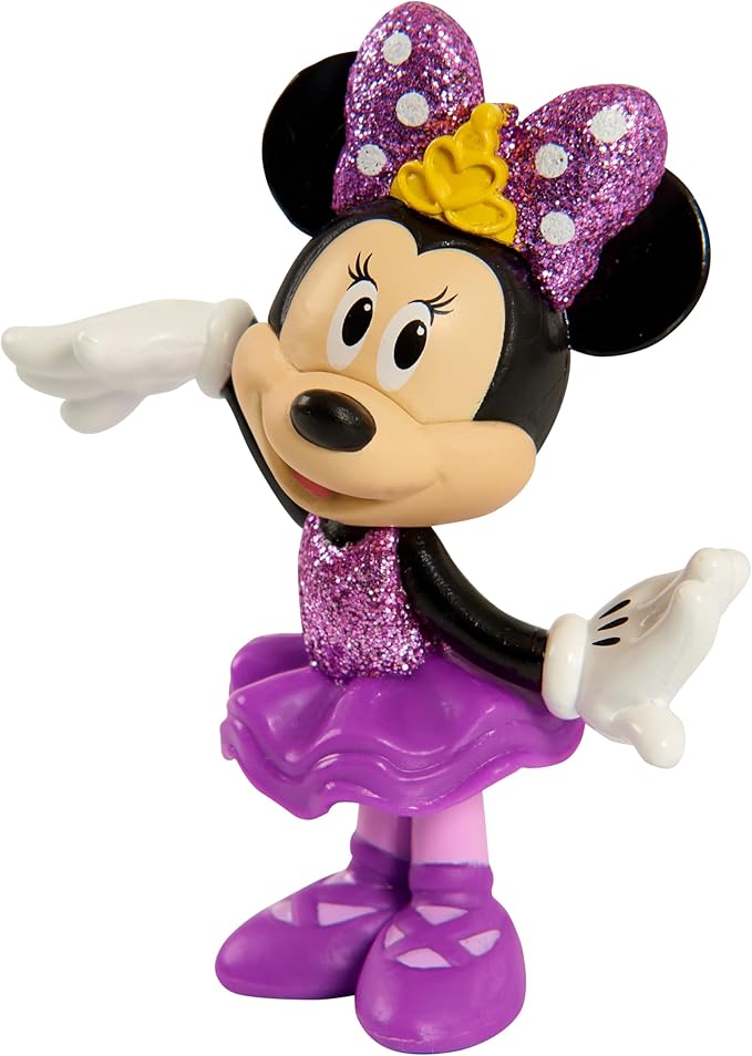 Disney Junior Minnie Mouse 3-inch Collectible Figure Set, 5 Piece Set, Kids Toys for Ages 3 Up by Just Play