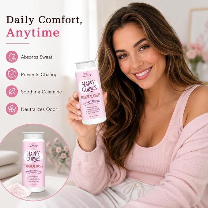 Comfort Powder Talc Free Anti Chafe Body and Foot Dusting Powder 3.52 Ounce (Pack of 1)