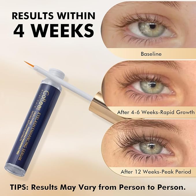 Eye Lash Serum for Fuller & Longer Looking Advanced Lash Enhancing Treatment Eyebrow Growth Support Serum with Natural Formula, 6ml (type 1)