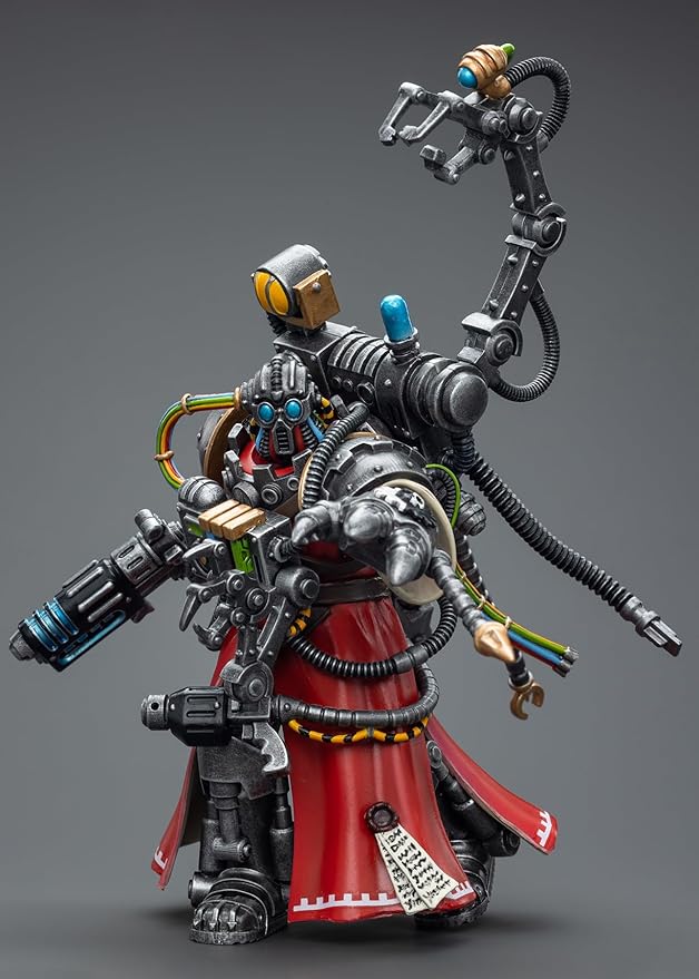 JOYTOY Warhammer 40K 1/18 Action Figures, Adeptus Mechanicus Cybernetica Datasmith Perfect for Collectors & Decor, Ideal Gift for Birthdays, Christmas, Character Figure - JT7721