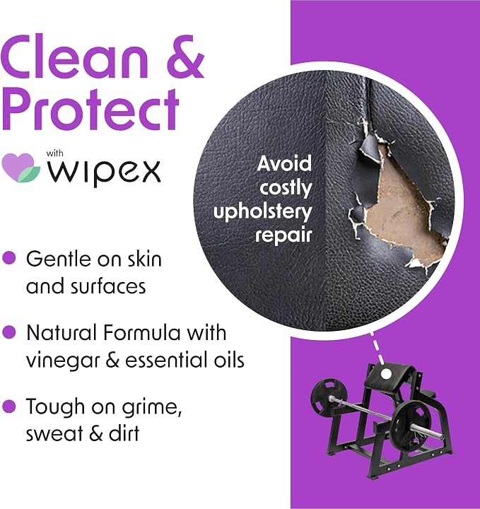 Wipex Fitness Wipes Bundle - Get 3 Buckets (1) Lemongrass, (1) Lavender, (1) Hand Sanitizing BZK, all Plant-Based Cloth, Great for Yoga Studios, Wellness Centers, and Gyms, 400 Ct (Pack of 3)