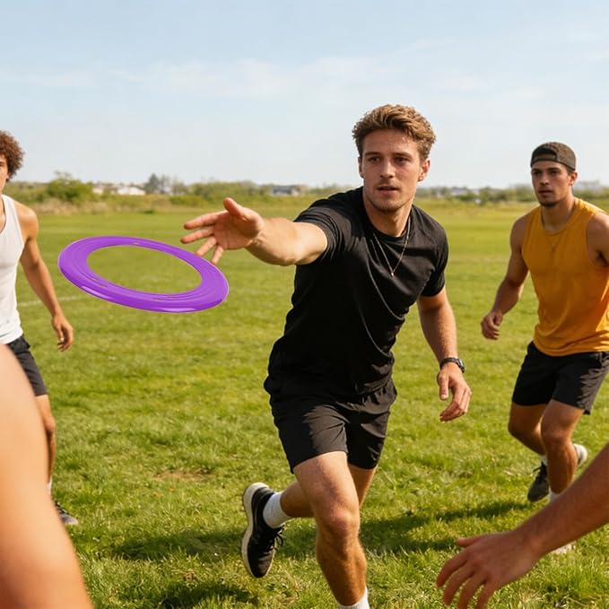 5 Pack Flying Disc for Adults, Flying Ring, Beach Backyard Sports Play Colorful Discs, Outdoor Tossing Game Gift