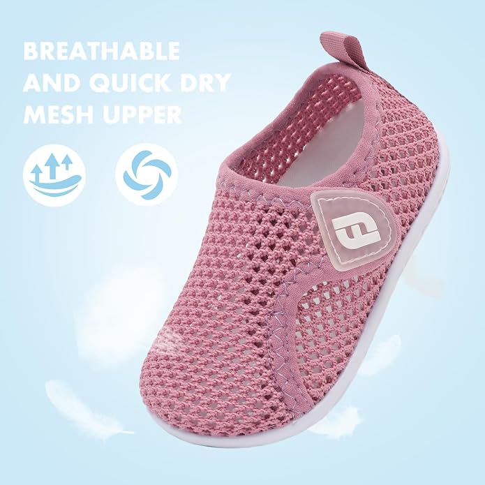 JOINFREE Baby Toddler Water Shoes Boys Girls Sandals Barefoot Kids Breathable Sneakers Shoes for Walking Running