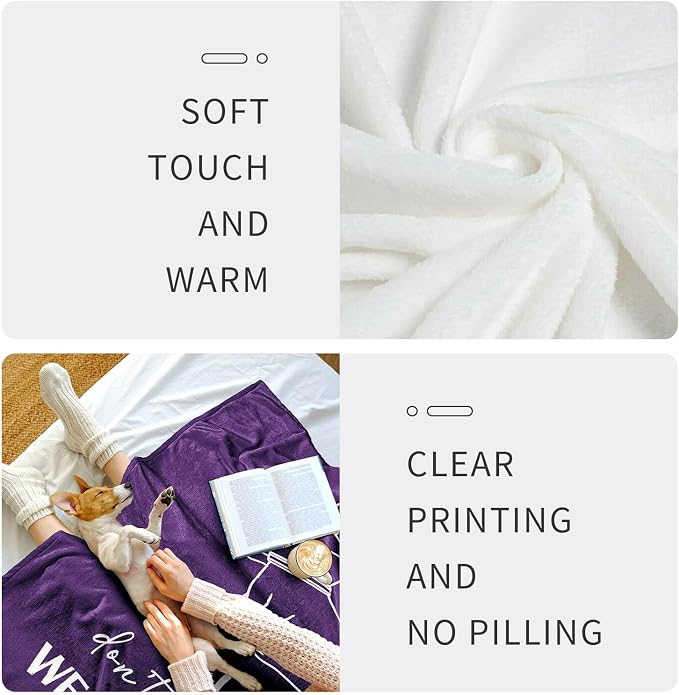 Get Well Gifts for Women, Get Well Soon Gifts for Women After Surgery, Feel Better Gifts, Gift for Recovery After Surgery, Funny GetWell Gifts for Woman/Teenage Girl Throw Blanket 60" x 50"