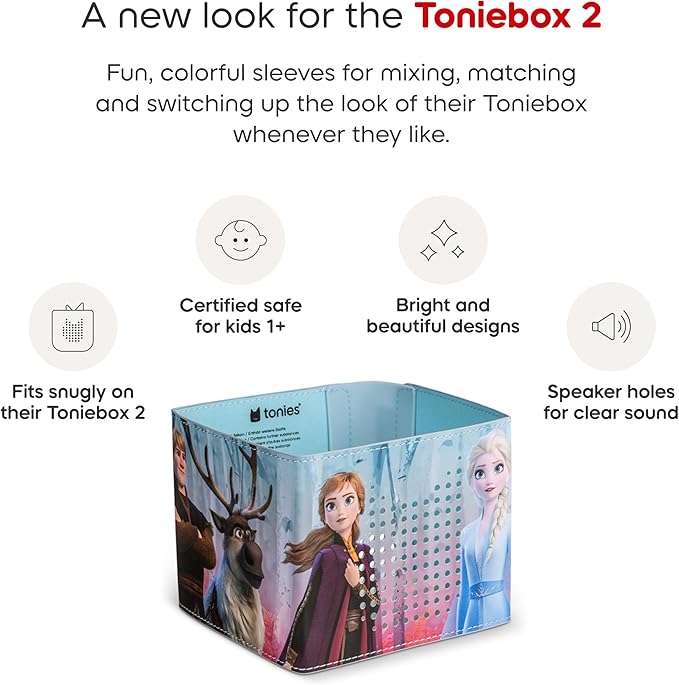 Tonies Sleeve - Decorative Wrap for Toniebox 2 - Disney Frozen