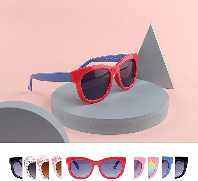 KENBO Kids Sunglasses for Girls UV Protection Toddler Sunglasses