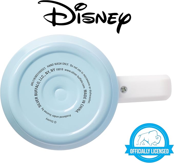 Silver Buffalo Disney Lilo and Stitch Vintage Sketch Palm Trees & Flowers Double Walled Stainless Steel Tumbler with Handle and Straw, Fits in Standard Cup Holder, 40 Ounces (Pack of 12)