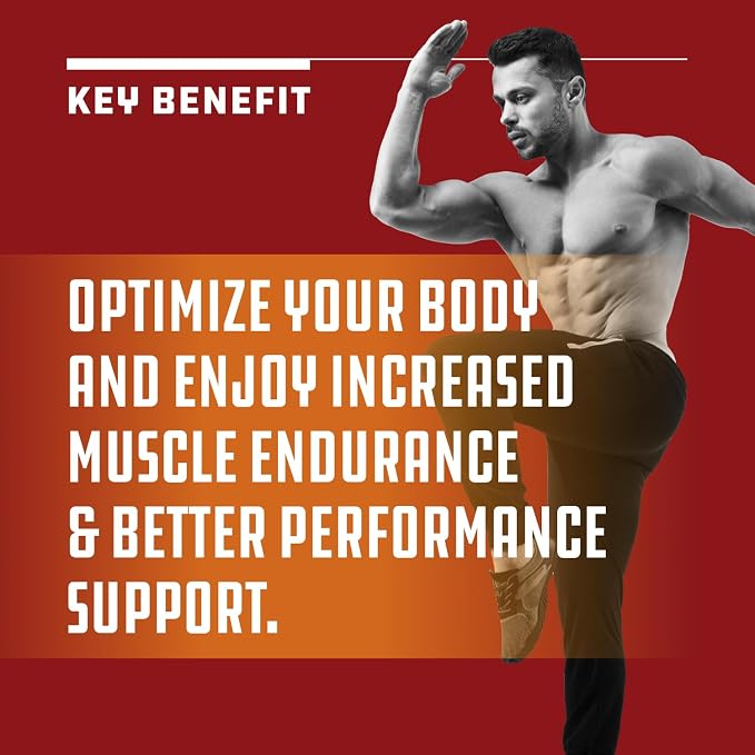Natures Craft Energizing Nitric Oxide Supplement for Men - Nitric Oxide Pills for Men with L-Arginine L-Citrulline Amino Acids for Intense Muscle Growth Intense Energy and Smooth Recovery - 60 Count