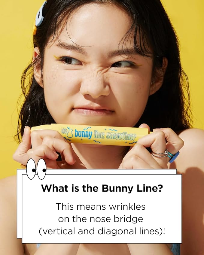 CHASIN' RABBITS Bunny Line Smoother Eye Cream Roller, 0.5 Fl Oz, Eye Serum with Surgical Steel Cooling Stick, Under Eye, Vegan, Korean Skincare