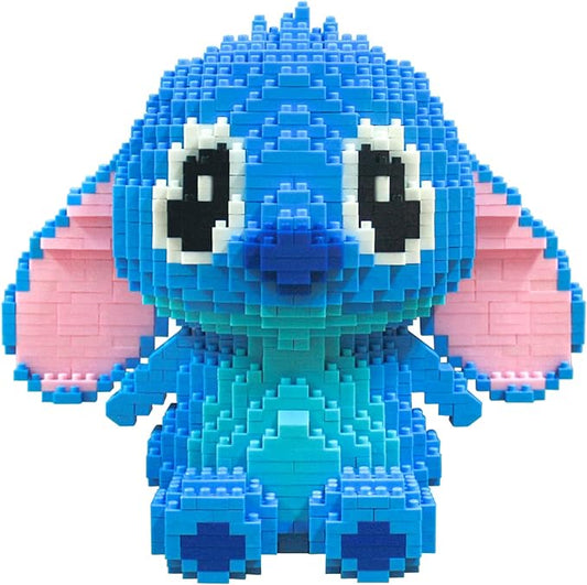 Building Bricks 1700+ Pieces Set - Classic Cartoon Characters Building Blocks - Mini Building Block for Boys Girls & Adults (Blue)