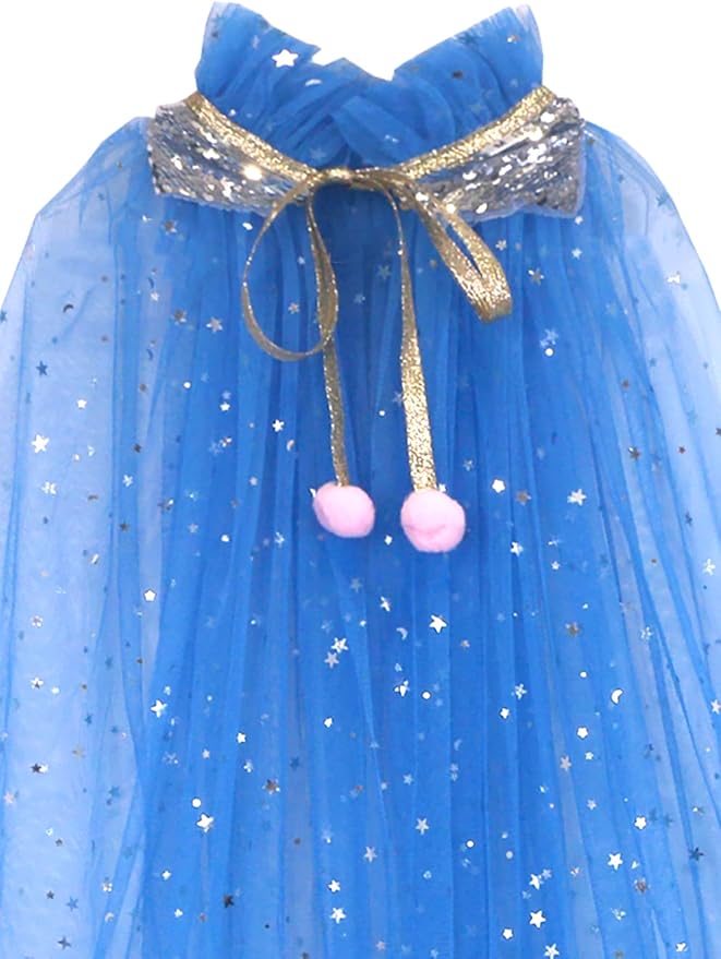 FKKFYY Rainbow Cape Cloak for Girl Princess