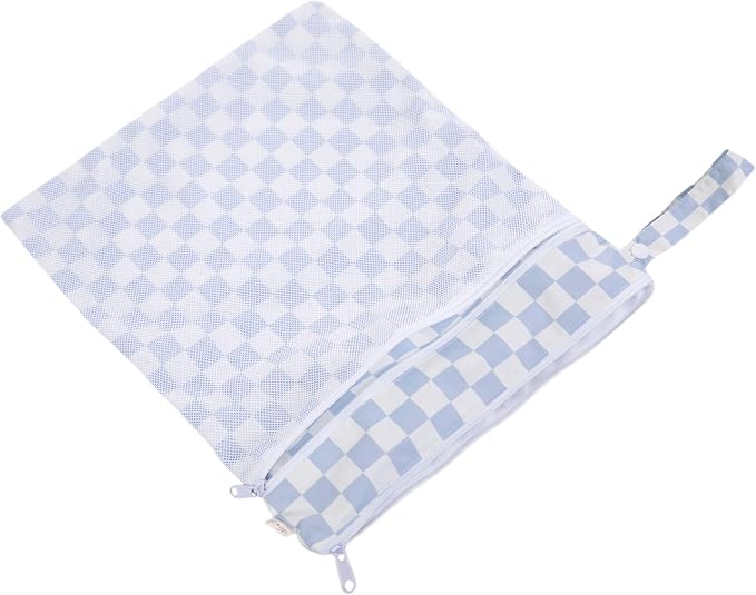 Ali+Oli Wet Dry Bag, Dual Compartment, Water Resistant, Baby Gear | Swimwear storage, Stroller attachment, Daycare essentials, Clothing separation, Travel organization, Reusable