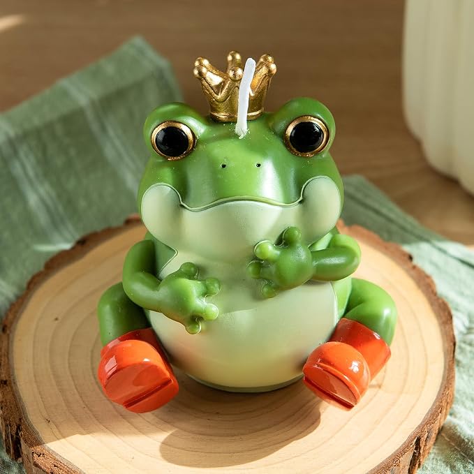 Frog Prince Aromatherapy Scented Vegetable Wax Candle
