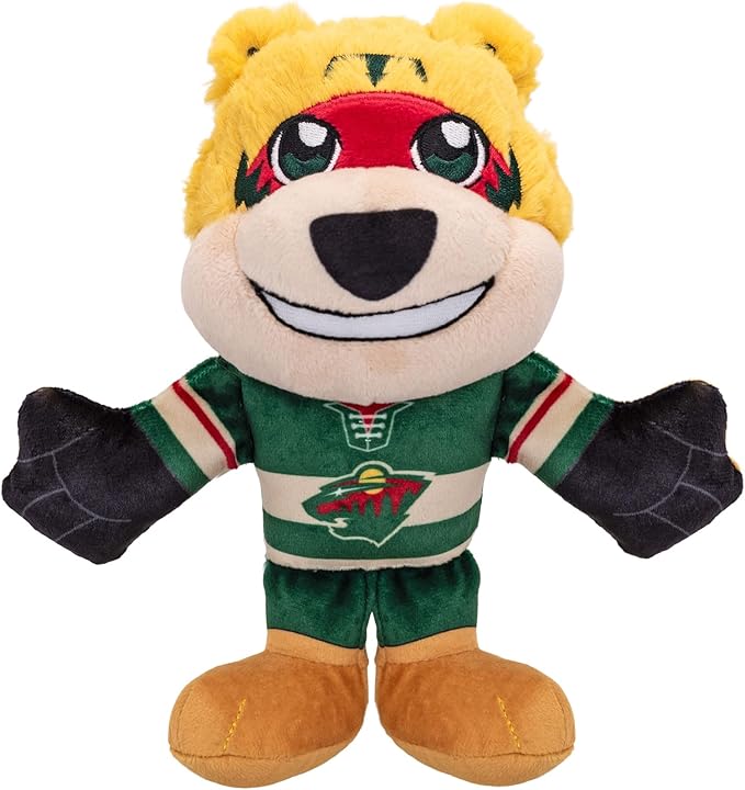 Bleacher Creatures Minnesota Wild Nordy 8" NHL Kuricha Mascot Sitting Plush - Soft Chibi Inspired Mascot