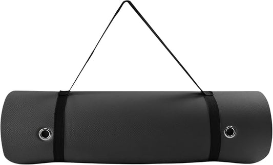 TONE Fitness Hanging Yoga Mat, Pilates Mat, Exercise Mat for Home Workouts with Carry Strap | V Pattern | Multiple Colors