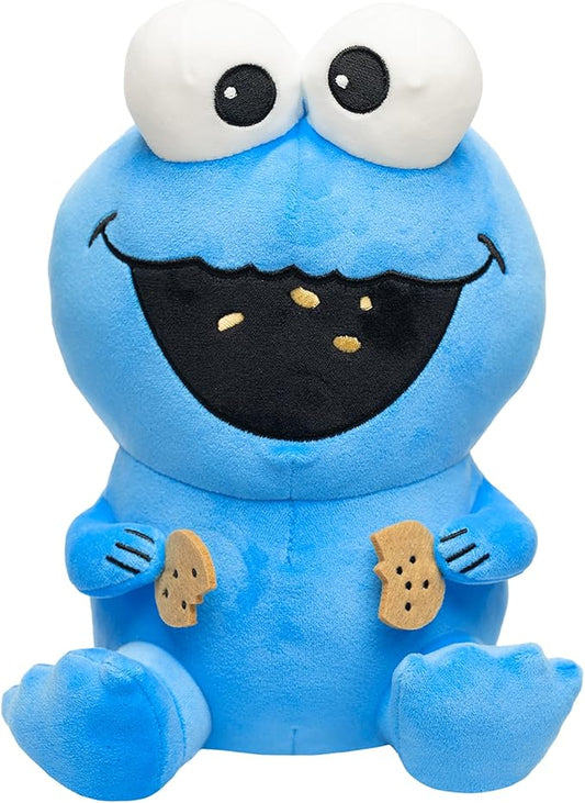 Super7 Sesame Street Super Duper Plush Wave 01 - Cookie Monster Plush Stuffed Toy