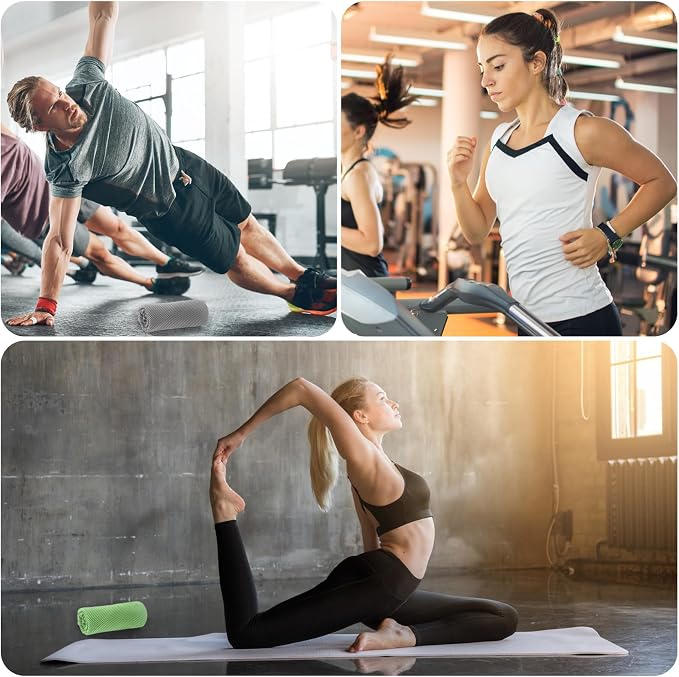 8 Pack Cooling Towel for Sports, Face and Neck, Workout and Gym, Sweat Absorbent (8 Pack)