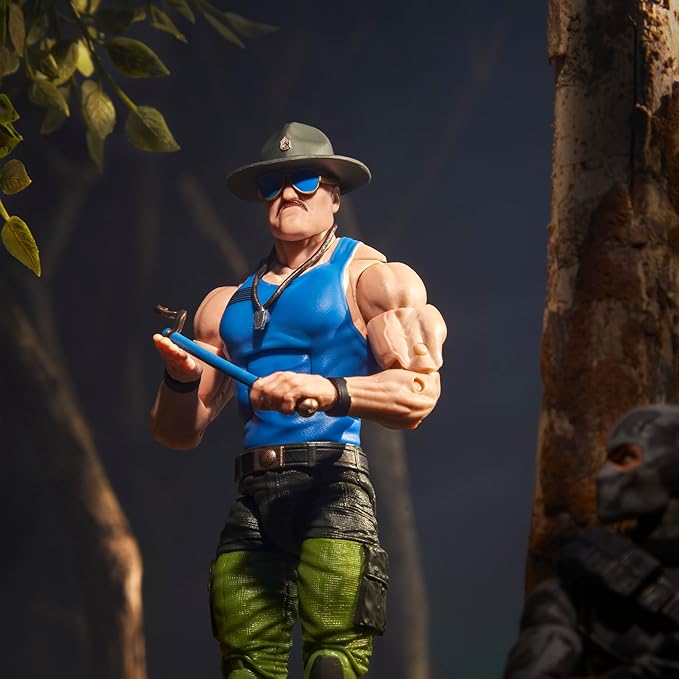 G.I. Joe Classified Series #129, Mad Marauders SGT Slaughter, Collectible 6 Inch Action Figure with 18 Accessories