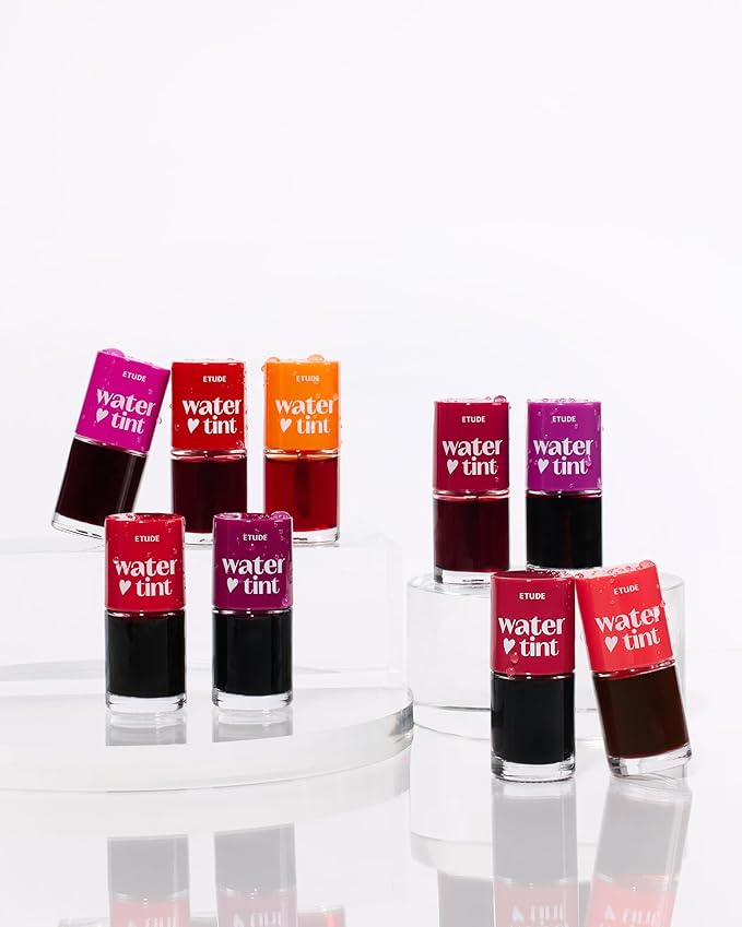 ETUDE Dear Darling Water Tint – Watermelon Ade | Korean Lip Stain & Lip Tint for Hydrated Pink Lips, Smudge-Proof Long-Lasting Lip & Cheek Makeup | K-Beauty Gift, Stocking Stuffers