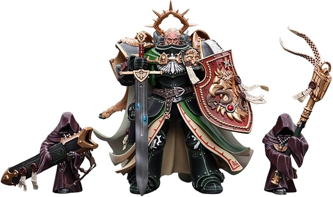 JOYTOY Warhammer 40,000 1/18 Action Figure 7.08-Inch Dark Angels Primarch Lion ElJonson Collection Model Christmas Birthday Gifts