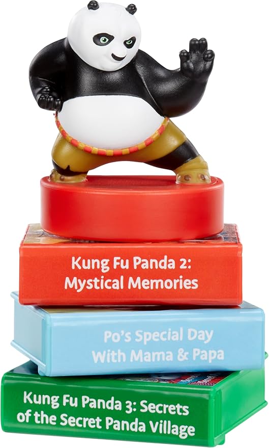 Little Tikes Story Dream Machine DreamWorks Kung Fu Panda Dragon Warrior Story Collection, Storytime, Books, DreamWorks Animation, Audio Play Character, Gift and Toy for Ages 3+ Years