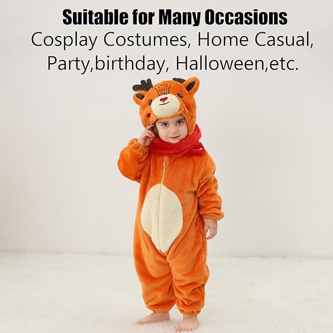 Baby Animal Costumes Unisex Toddler Outfit Halloween Dress Up Romper