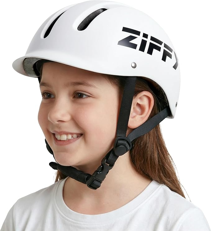 ZIFFY Kids/Toddler Bike Helmet, Adjustable, Lightweight, Safety Certified Scooter Helmet for Boys & Girls with Washable Inner Lining, 2 Sizes, 4 Colors – Fits Toddlers to Youth by Jova
