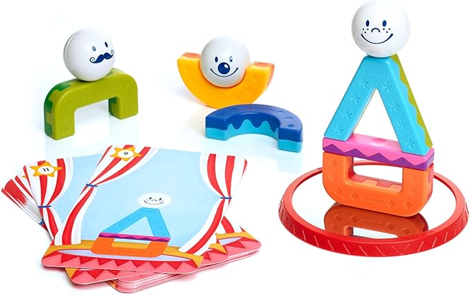 SmartMax My First Acrobats STEM Magnetic Toy Along Building Challenges, Ages 1.5-5