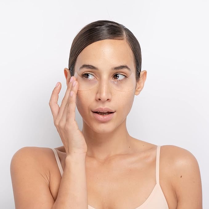 MISS SPA Under Eye Patches Reusable 20 Times, Hydrating Smoothing Under Eye Silicone Pads, Age Defying Medical Grade Silicone Eye Masks, Overnight Under Eye Patches For Wrinkles And Fine Lines