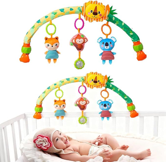 Pau1Hami1ton Baby Stroller Arch Toys, Car Seat Toys,Baby Gifts.S-19(Lion)