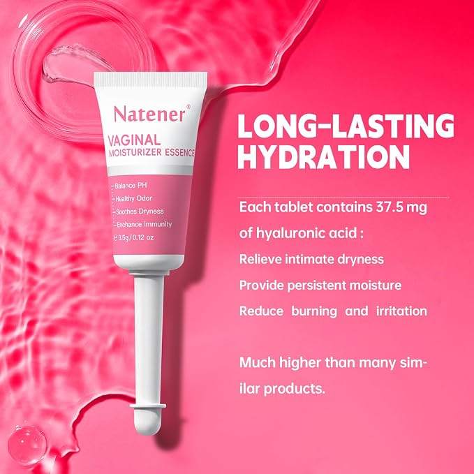 6 in 1 Intimate Moisturizer with 37.5mg Hyaluronic Acid - Support Intimate Moisturizing, Soothing, Health Odor, Tightening, PH Balance, Immune | Niacinamide + Probiotics + Propolis + Centella Asiatica