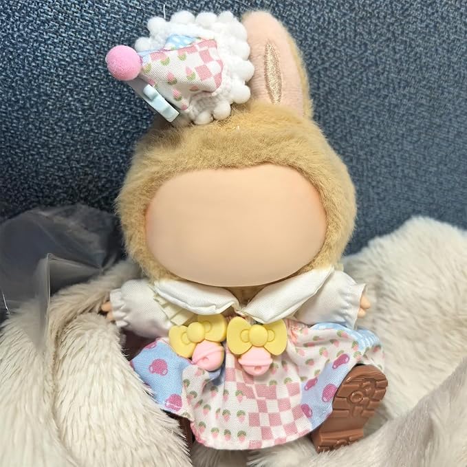 Clothes Fit for 17CM Doll, Fashion Doll Clothes Outfit Set Cute Theme Designer Toys Dress Accessories for Collector Fans Display (Ice Cream)