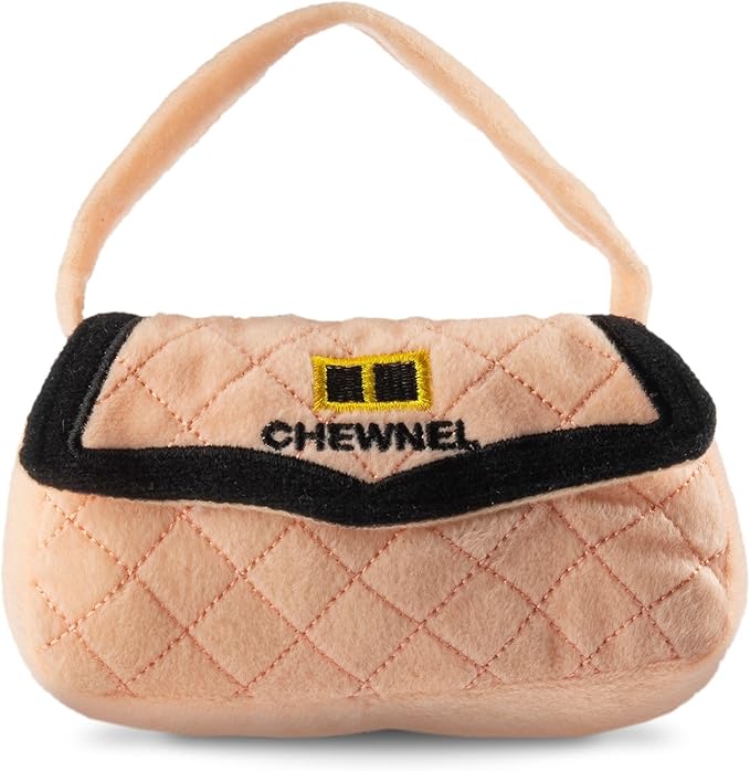 Dog Diggin Designs Runway Pup Collection | Unique Squeaky Parody Plush Dog Toys – Haute Couture Purses & Handbags