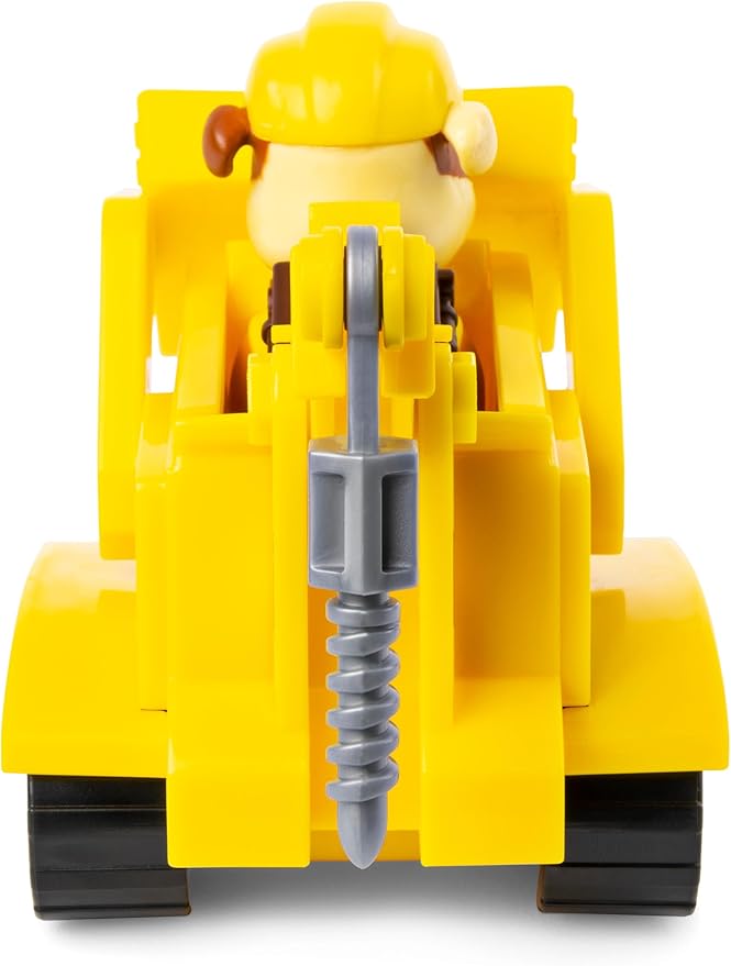 PAW Patrol, Rubble’s Bulldozer, Toy Vehicle with Collectible Action Figure, Sustainably Minded Kids Toys for Boys & Girls Ages 3 and Up