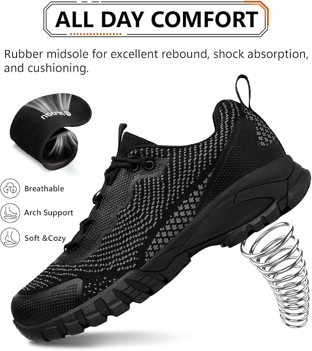 LEDINEY Hiking Shoes Women Waterproof Lightweight for Trail Trekking Camping Outdoor