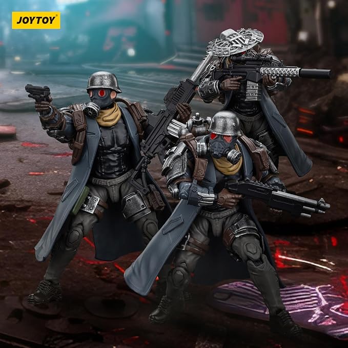 JoyToy 1/18 Scale Action Figures Battle of The Stars Shadow Squad Pack of 3