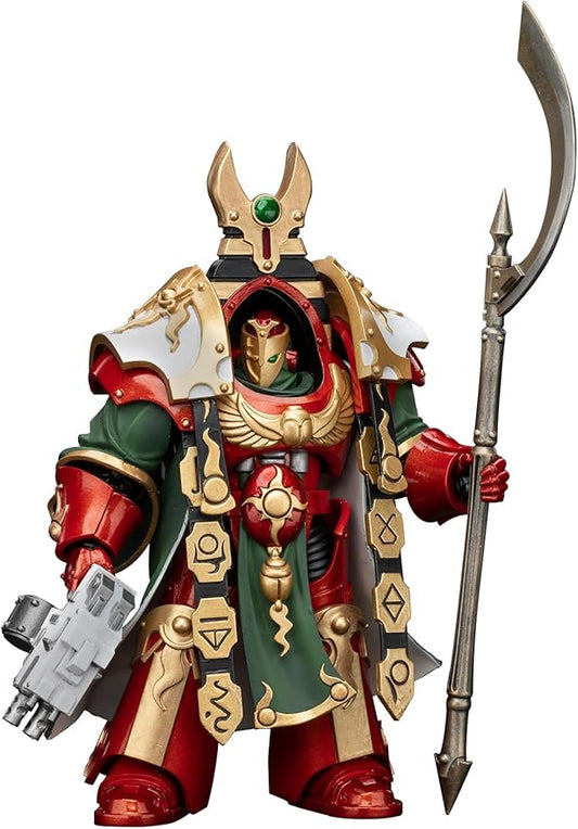 JOYTOY Warhammer 40K 1/18 Action Figures, Thousand sons Legion Praetor in Cataphractii Terminator Armour Castor for Collectors & Decor, Ideal Gift for Birthdays, Character Figure -JT5765