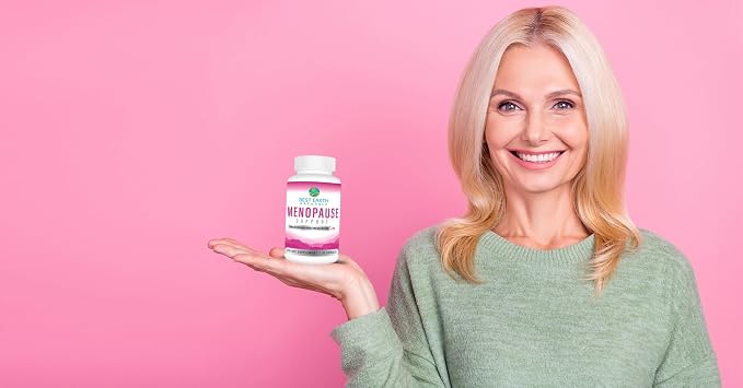 Best Earth Naturals Menopause Support for Hot Flashes, Mood Swings, Night Sweats, Healthy Hormone Levels and More. Made with Black Cohosh, Chasteberry & More