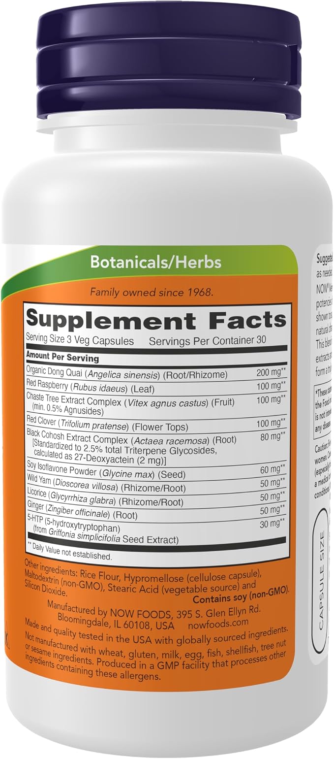 NOW Foods Menopause Support, 90 Vegetable Capsule (Pack of 2)