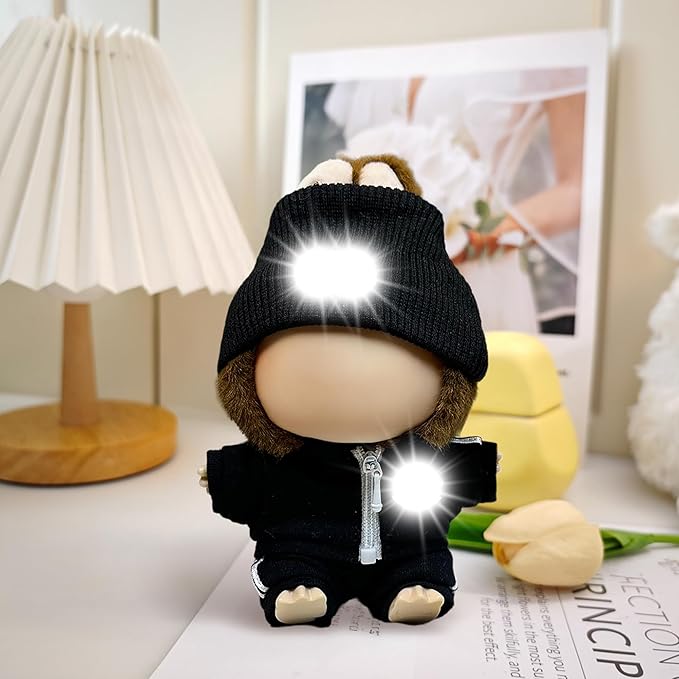 Clothes Fit for 17CM Doll, Fashion Doll Clothes Outfit Set Cute Theme Designer Toys Dress Accessories for Collector Fans Display (Black Sports Suit)