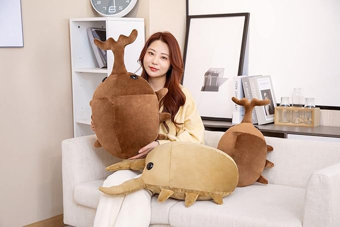 Beetle Plush Toy Plush Pillow Doll Insect Beetle Plush Toy Pillow Stuffed Toy Plush Pillow Children Children Girls Boys Baby (60CM, Brown)…