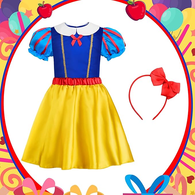 ReliBeauty Princess Dress up for Girls 3-8