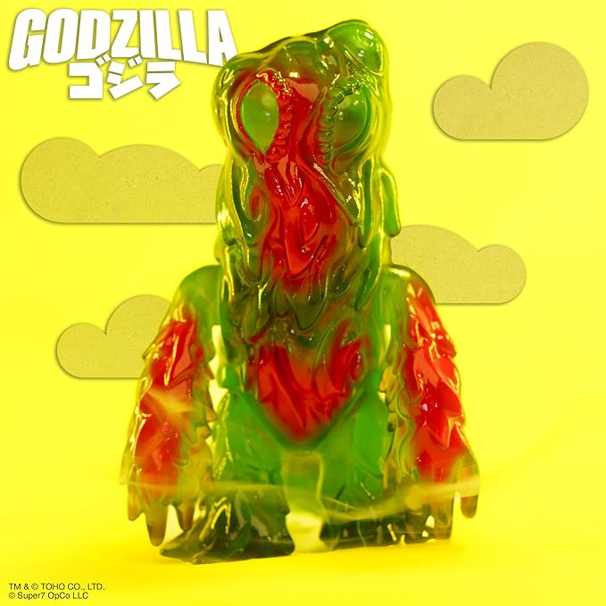 Super7 Toho Hedorah '71 (Clear Green) Reaction Figure - 3.75" Toho Godzilla Action Figure Classic Monster Movie Collectibles and Retro Toys