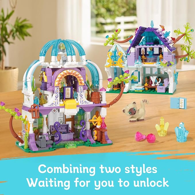 Friends House Building Set with LED Light,Compatible with Lego Friends Construction Educational Building Toys for Girls Boys Ages 6-12 and up 413PCS