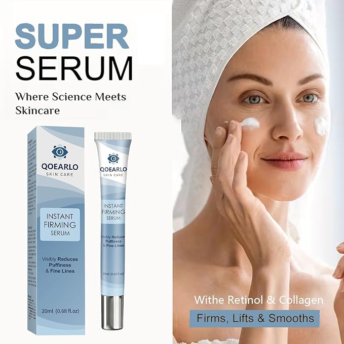 Temporary Tightener Eye Serum-Instantly Reduces Under-Bags Dark Circles & Wrinkles, Anti Aging Wrinkle Remover for Face. improve the condition around the eyes, reduces puffiness minimizes fine lines