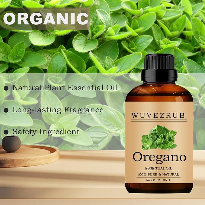 Oregano Essential Oils 120ML, 100% Pure and Natural Essential Oil for Aromatherapy Diffuser - 4 Fl Oz/Oregano
