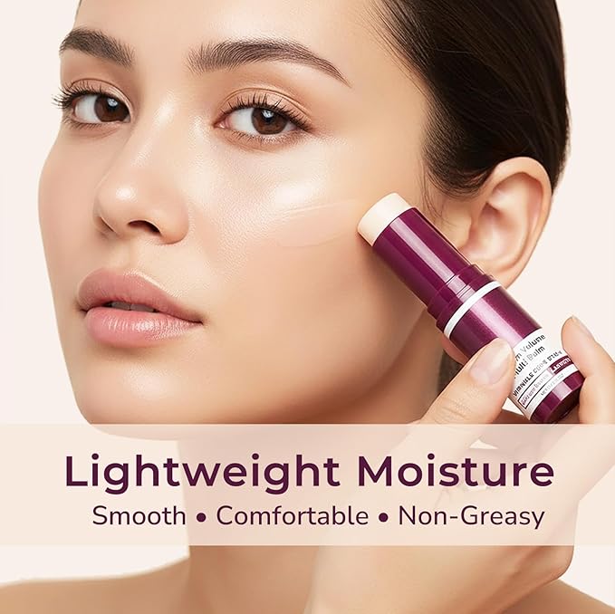 Eye Care Set - Calcium Multi Balm Stick + Under Eye Patches 30 Pairs, Collagen Moisturizing Stick, Nourishing Calcium Volume Balm, Gentle formula, Eye Care & Daily Skincare