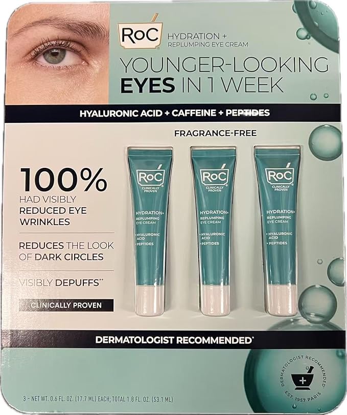 Hydrate and Plump Eye Cream 0.6 oz 3-pack